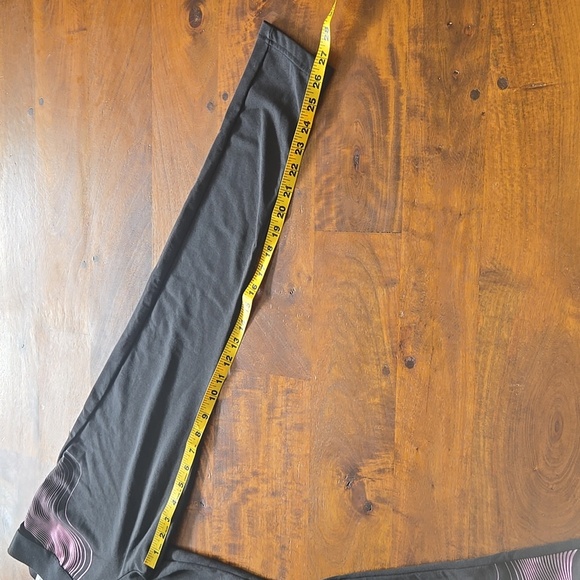 NWT Adidas Holiday Shine Black Graphic Leggings Size Small - Picture 9 of 16